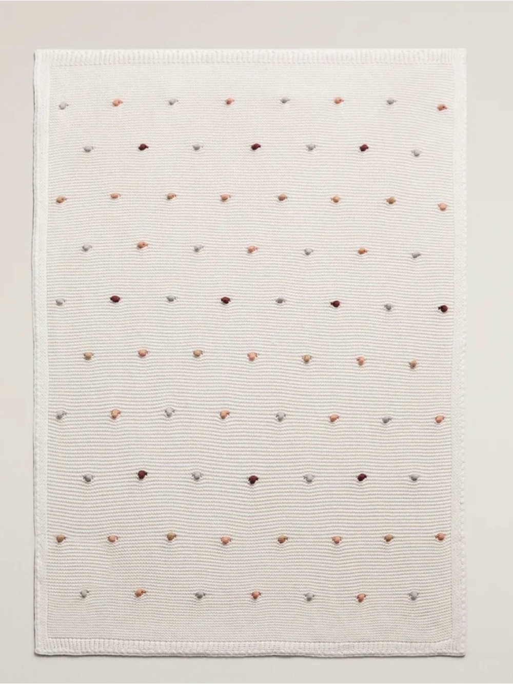 Zara Home Knit Baby Blanket Multicolored